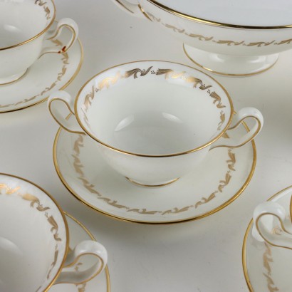 Sevizio da Consommè in Porcellana W