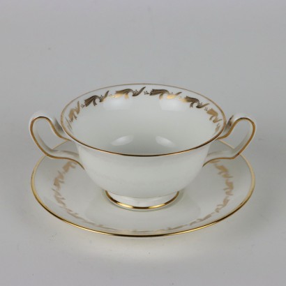 Sevizio da Consommè in Porcellana W