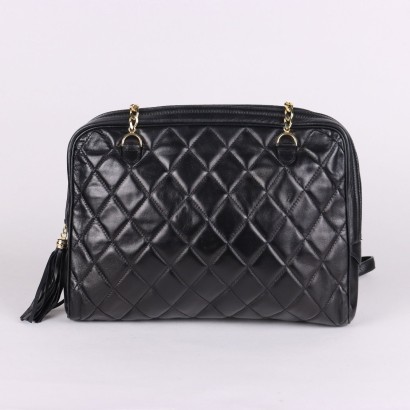 Bolso de cuero Matelasse vintage, Bolso de cuero Matelasse vintage, Bolso de cuero Matelassé vintage