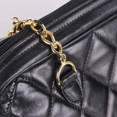 Bolso de cuero Matelasse vintage, Bolso de cuero Matelasse vintage, Bolso de cuero Matelassé vintage