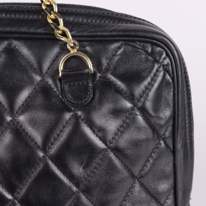Bolso de cuero Matelasse vintage, Bolso de cuero Matelasse vintage, Bolso de cuero Matelassé vintage