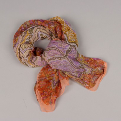 Gucci Foulard Vintage in Chiffon di Seta