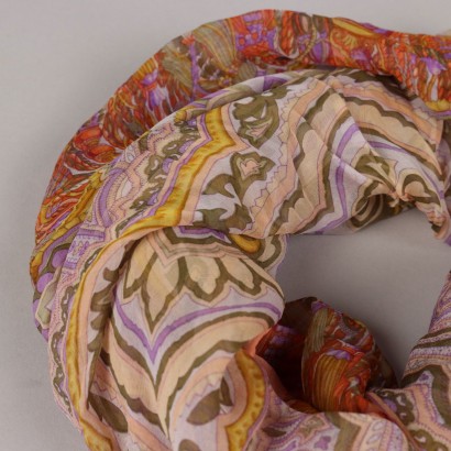 Gucci Foulard in Chiffon di Seta,Gucci Foulard Vintage in Chiffon di Se