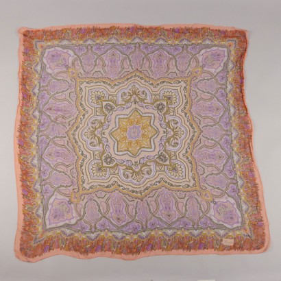 Gucci Foulard in Chiffon di Seta,Gucci Foulard Vintage in Chiffon di Se