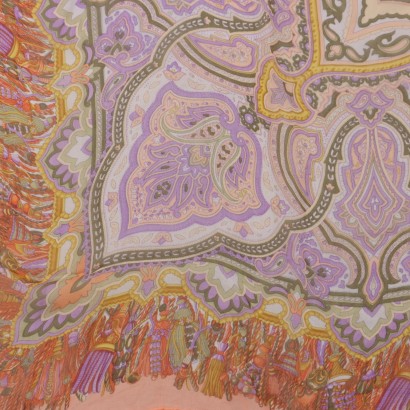 Gucci Foulard in Chiffon di Seta,Gucci Foulard Vintage in Chiffon di Se