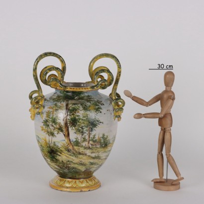 Vaso in Maiolica Castelli