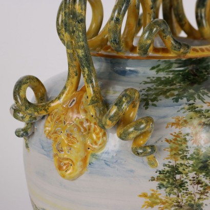 Vaso in Maiolica Castelli