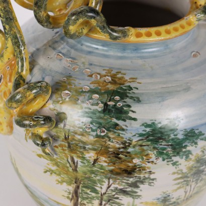 Vaso in Maiolica Castelli