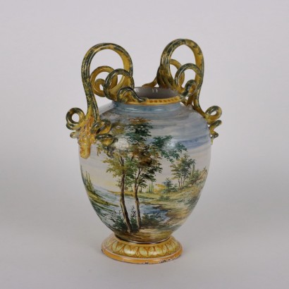 Vaso in Maiolica Castelli