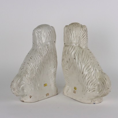 Group of Stafforshire Ceramic Dogs
