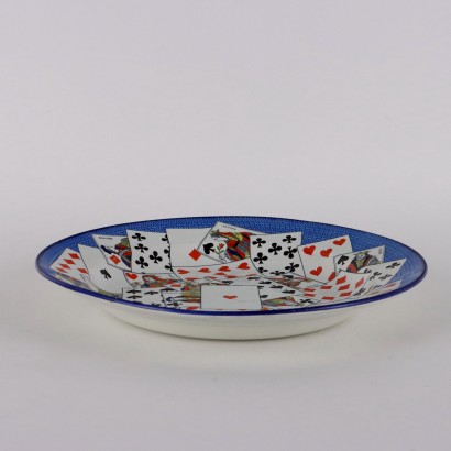 Piatto Carte da Gioco Creil et Montere