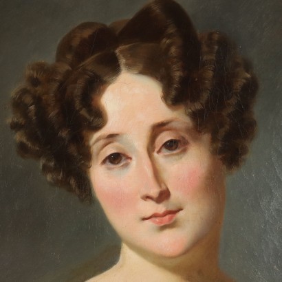 Tableau Portrait de la Marquise D'apostrop, Portrait de la Marquise D'Alig