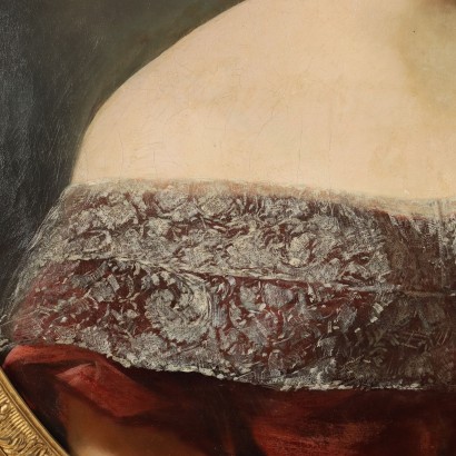 Tableau Portrait de la Marquise D'apostrop, Portrait de la Marquise D'Alig