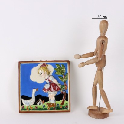Piastra in Ceramica Attribuibile alla Ma