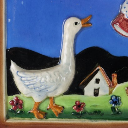 Piastra in Ceramica Attribuibile alla Ma