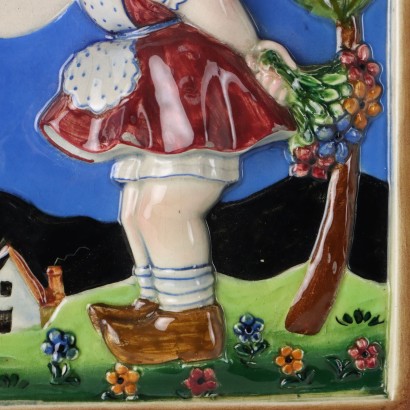Piastra in Ceramica Attribuibile alla Ma