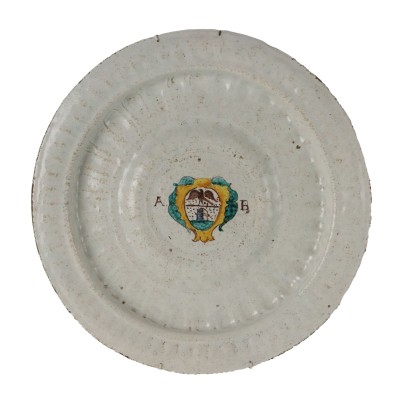 Grande Piatto in Maiolica