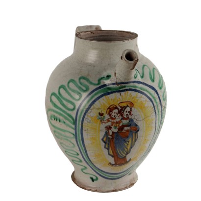 Orciolo con Beccuccio in Maiolica