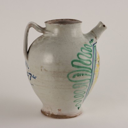 Orciolo con Beccuccio in Maiolica