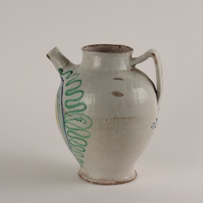 Orciolo con Beccuccio in Maiolica