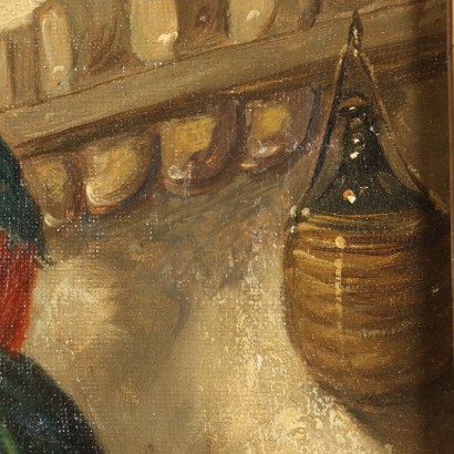 Tableau avec scène du cordonnier