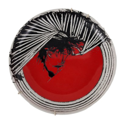 Vintage Plate E. Scanavino Ceramic Limited Italy 1972