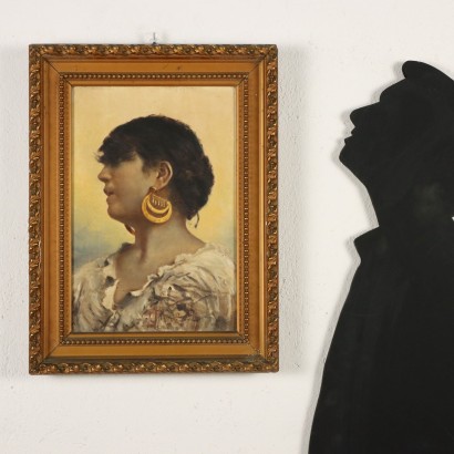 Peinture du visage de la jeune fille
