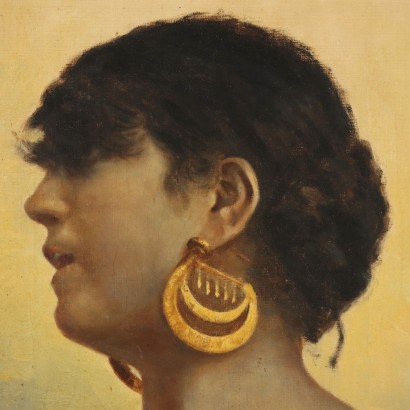 Peinture du visage de la jeune fille