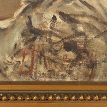 Peinture du visage de la jeune fille