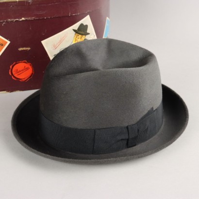 Chapeau Borsalino Vintage Gris