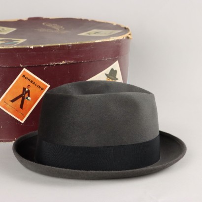 Chapeau Borsalino Vintage Gris