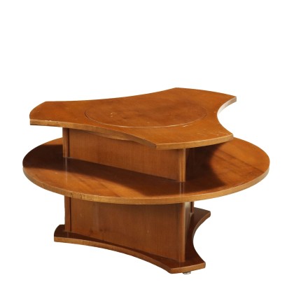 Vintage 1970s Coffee Table Taganyka Walnut Italy