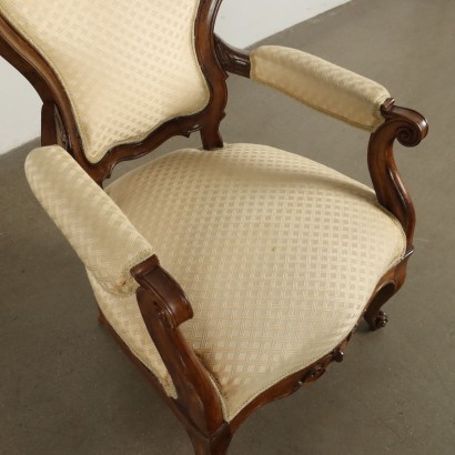Sillón Escuela de Louis Majorelle, sillón Louis Philippe
