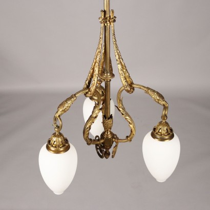Lampadario Bronzo Dorato
