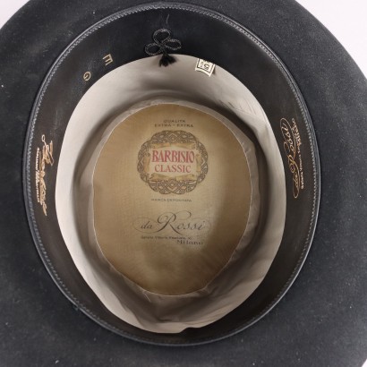 Barbisio Vintage Black Hat