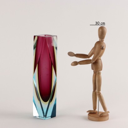 Vase en verre immergé