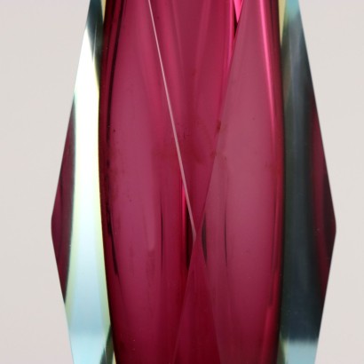 Vase en verre immergé