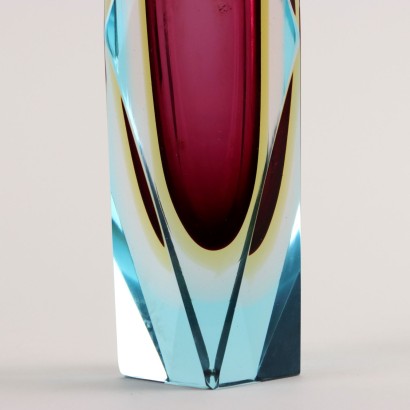 Vase en verre immergé