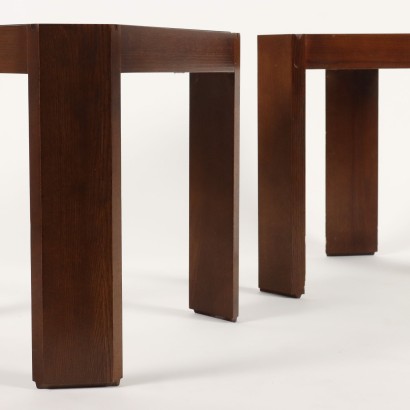 Pair of coffee tables, 80s coffee tables