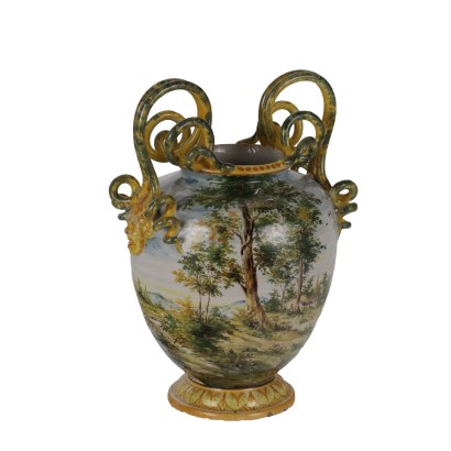 Vaso in Maiolica Castelli