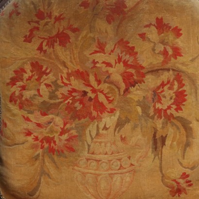 Baroque Style Armchair in Walnut