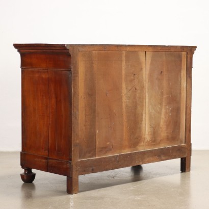 DRESSER, Commode Carlo X en placage d'acajou