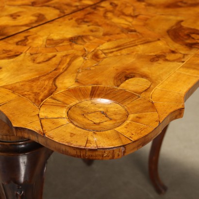 Tavolino da Gioco in Stile Barocchetto