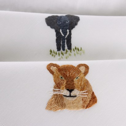 Savannah themed linen tablecloth