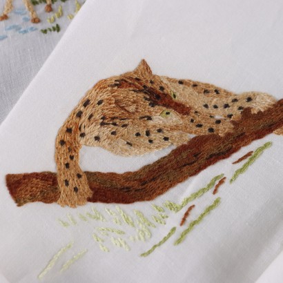 Savannah themed linen tablecloth