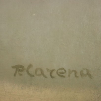 Dipinto di Primo Carena,Ticino con bagnanti,Primo Carena,Primo Carena,Primo Carena,Primo Carena
