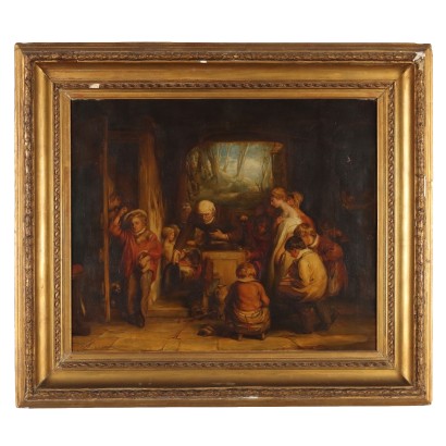 Dipinto di David Wilkie,Scena di interno con figure,David Wilkie,David Wilkie,David Wilkie,David Wilkie,David Wilkie,David Wilkie