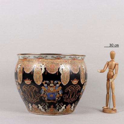 Cachepot in Ceramica Smaltata,Cachepot in Porcellana