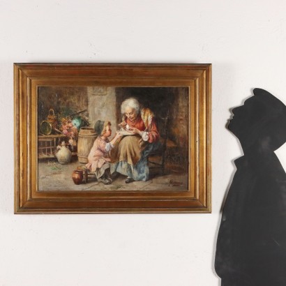 Dipinto di Juan Bautista Guzman,Scena con nonna e bambino,Juan Bautista Guzman,Juan Bautista Guzman,Juan Bautista Guzman,Juan Bautista Guzman,Juan Bautista Guzman