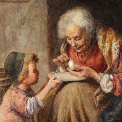 Dipinto di Juan Bautista Guzman,Scena con nonna e bambino,Juan Bautista Guzman,Juan Bautista Guzman,Juan Bautista Guzman,Juan Bautista Guzman,Juan Bautista Guzman